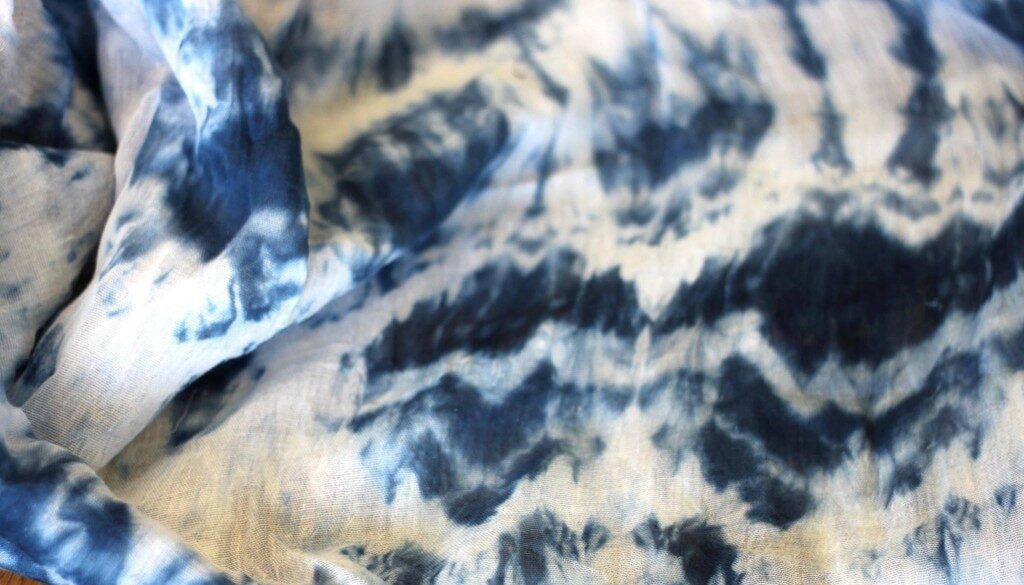 indigo tie dye fabric