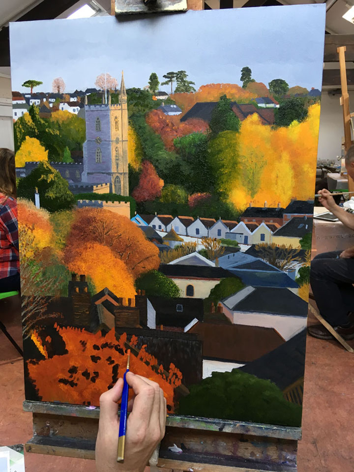 Oil Painting Artwork 3 Bristol Courses
