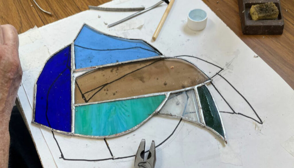 Stained Glass Work in Progress