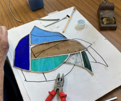 Stained Glass Work in Progress